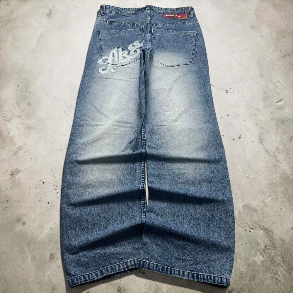Akademiks Y2K Baggy Wide Leg Jeans